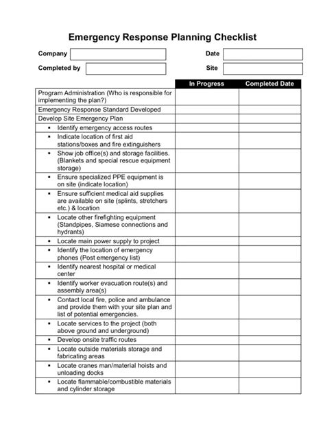 Crisis Response Plan Template - Printable Word Searches