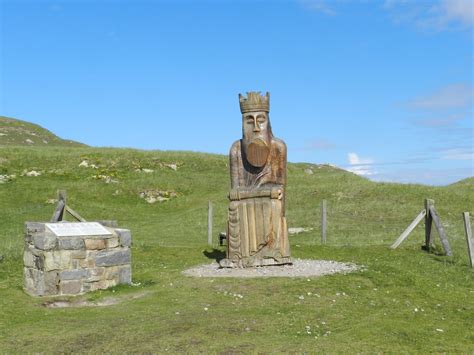 Lewis Chessmen Statue, Uig, Island of Lewis, 31st July 201… | Flickr