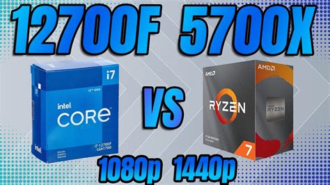 Core i7 12700F vs Ryzen 7 5700X | 1080p 1440p | 18 Games Tested - iPhone Wired