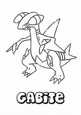Garchomp Coloring Pages At GetDrawings  Free Download sketch template