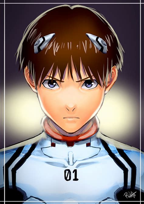 Shinji - Evangelion by kasai on DeviantArt