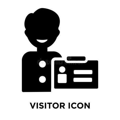 Visitor Concept Vector Linear Icon Isolated On Transparent Background, Visitor Concept ...