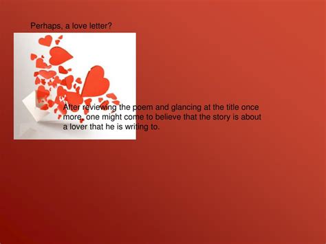 PPT - A Valentine by Edgar Allan Poe PowerPoint Presentation, free ...