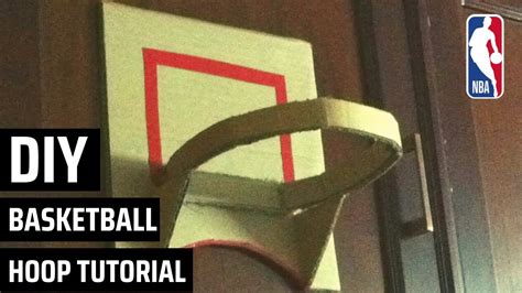 How to make a basketball hoop for your room! Very easy - YouTube