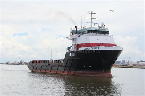 Platform Supply Vessel editorial stock photo. Image of southern - 135227608