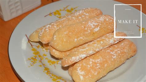 LADYFINGER BISCUITS for Tiramisu/Savoiardi | How To Make Ladyfinger Biscuits At Home - YouTube