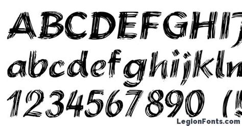 Brushstroke Plain Font Download Free / LegionFonts