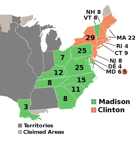 Presidential Election of 1812 Facts and Outcome - The History Junkie