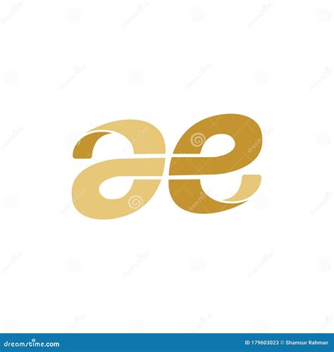 Initial Letter Ae Logo Or Ea Logo Vector Design Template ...