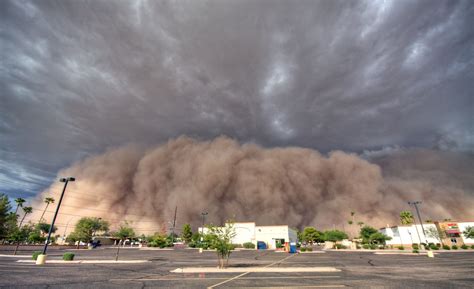 Haboob Near Phoenix, Arizona: Winds can whip to 60 mph (97 km/h) in these events and visibility ...