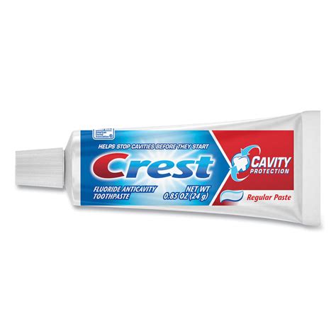 Crest® Toothpaste, Personal Size, 0.85oz Tube, 240/Carton | Dutch Hollow Supplies