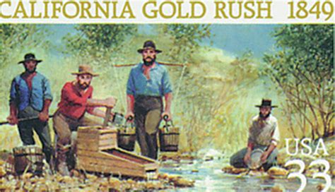 Start of the California Gold Rush | Mystic Stamp Discovery Center