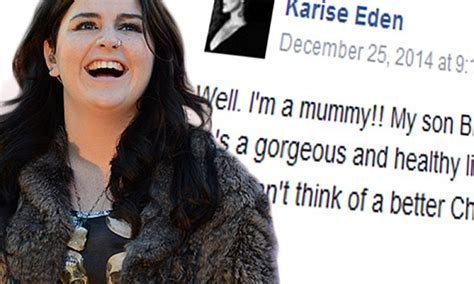 The Voice Australia winner Karise Eden welcomes her first child | Daily Mail Online