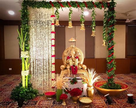 Outstanding Mandir Decoration With Artificial Flowers Orchid Faux ...