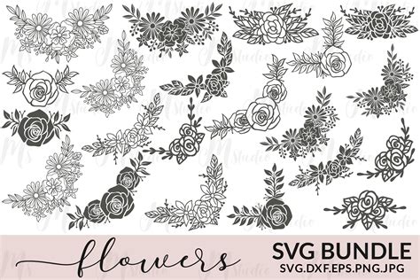 Flower Svg Bundle - 208+ Popular SVG Design