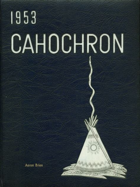 1953 yearbook from Cahokia High School from Cahokia, Illinois for sale