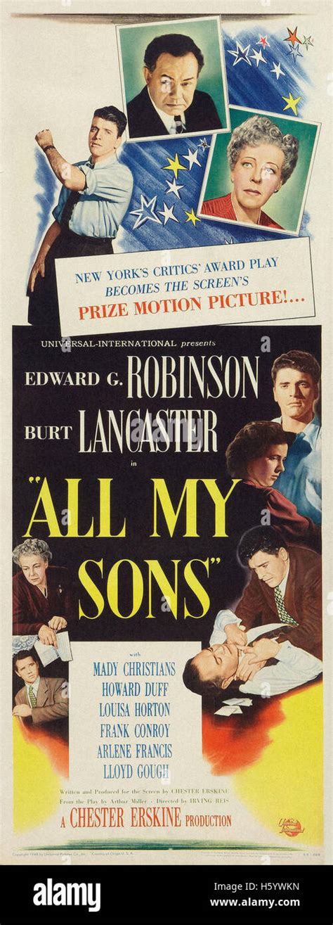 All My Sons - Movie Poster Stock Photo - Alamy