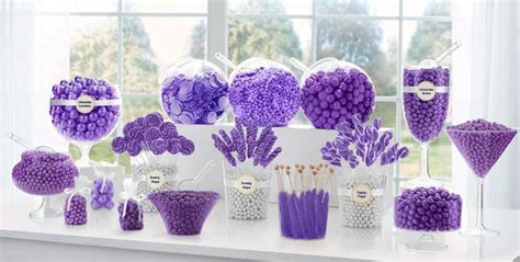 Purple Candy Buffet Supplies - Purple Candy & Containers - Party City