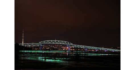 Auckland Harbour Bridge transformed by Vector Lights