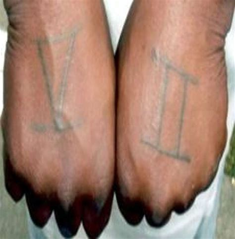 The symbols and meanings behind gang-related tattoos