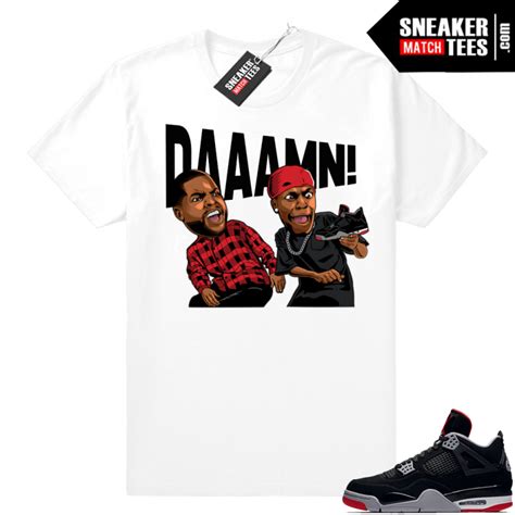 Jordan 4 Bred Sneaker outfits | Jordan Match Clothing Shop