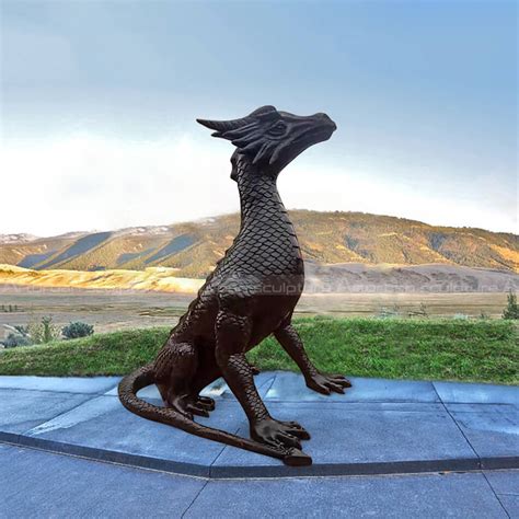 Bronze Dragon Sculpture