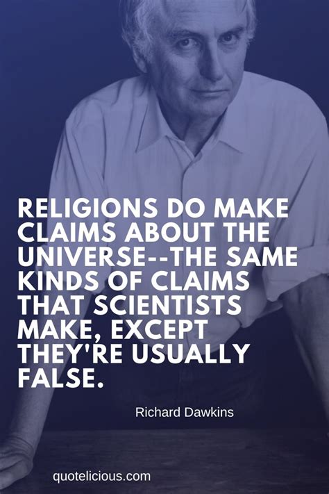 37+ Inspirational Richard Dawkins Quotes and Sayings on Religion, Faith