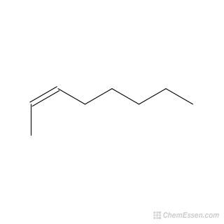 Cis-2-Octene Structure - C8H16 - Over 100 million chemical compounds ...