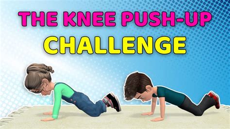 ARMS & CHEST EXERCISES FOR KIDS - 3-Day Knee Push-ups CHALLENGE - YouTube