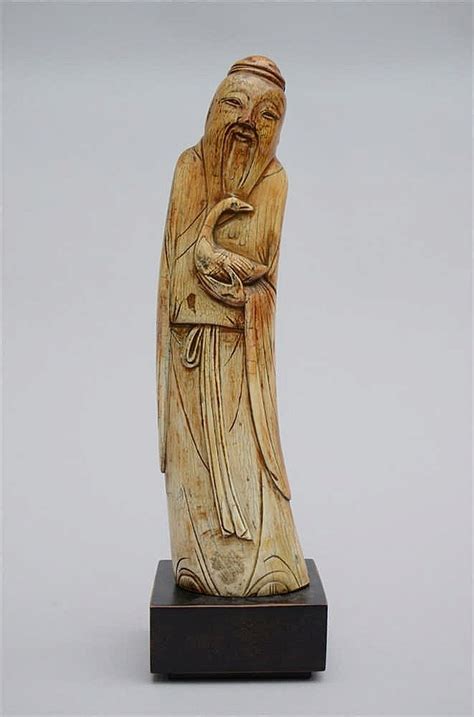 Sold Price: A Chinese ivory sculpture 'sage' Ming dynasty (31cm) - May 2, 0117 10:00 AM CEST