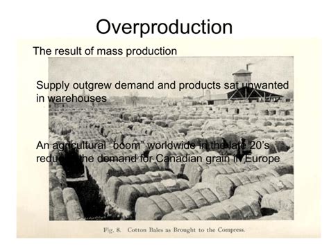 Overproduction