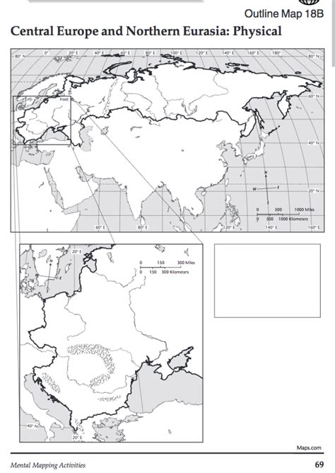 Blank Northern Eurasia Map