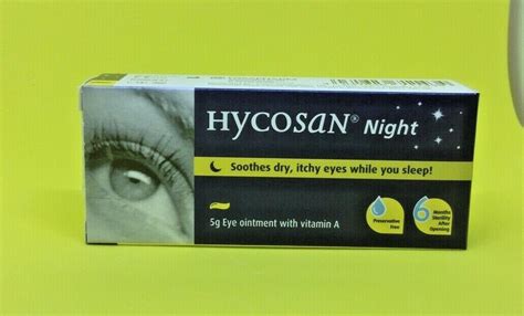 Hycosan Night Eye Ointment (Vita-POS A) DRY EYE | eBay