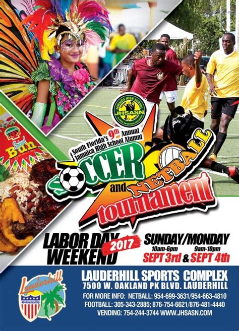 Jamaica High School Alumni Soccer Tournament (JHSASN) – Sept. 3 and 4. - CNW Network