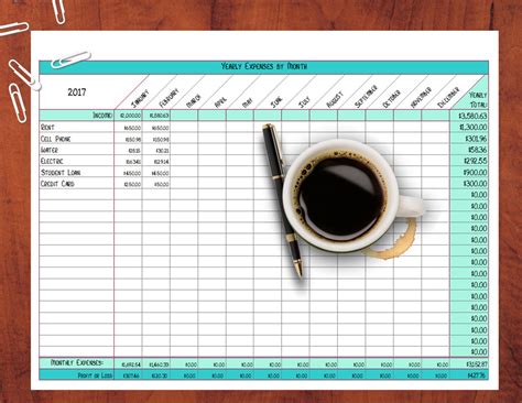 Small Business Expense Spreadsheet Template — excelxo.com