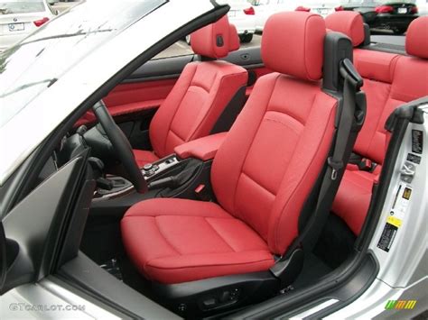 Bmw convertible red leather interior