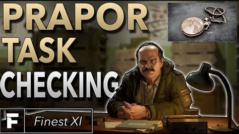 Prapor Task Guide | Checking (Pocket Watch Quest) | Escape From Tarkov - YouTube