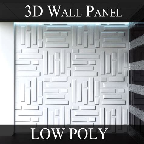 modular wall panels bricks 3d 3ds