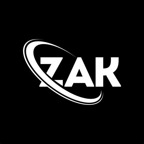 ZAK logo. ZAK letter. ZAK letter logo design. Initials ZAK logo linked ...