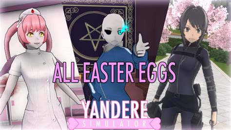 UPDATED ALL EASTER EGGS [as of June 2021] | Yandere Simulator Demo - YouTube