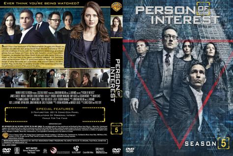 Person of Interest - Season 5 dvd cover (2016) R1 Custom