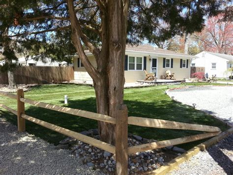 Pin by meridian environmental on green thumb & landscaping | Fence landscaping, Split rail fence ...