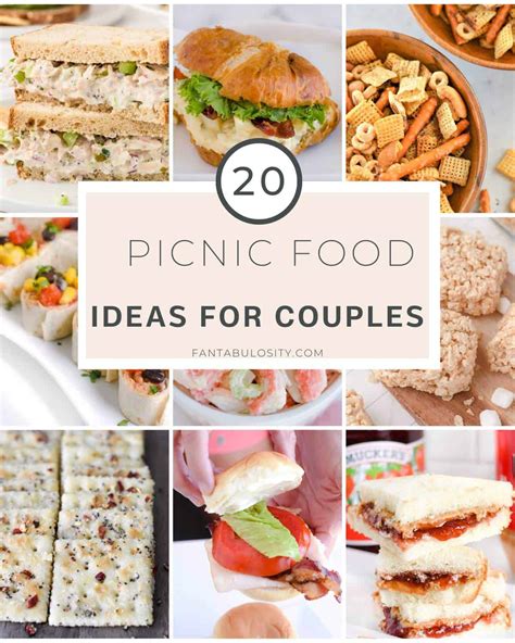 20 Picnic Food Ideas for Couples - Fantabulosity