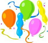 Colourful Balloons Clip Art Free Stock Photo - Public Domain Pictures