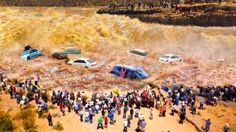 The Yellow River flood broke out! Strong floods flooded China, Millions died, Three Gorges Dam ...