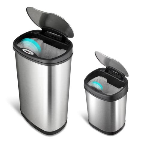 Trash Can Combo, Motion Sensor Trash Can, Step On Trash Can | NINESTARS