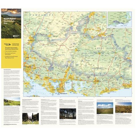 South Downs National Park Map - West Map | Stanfords