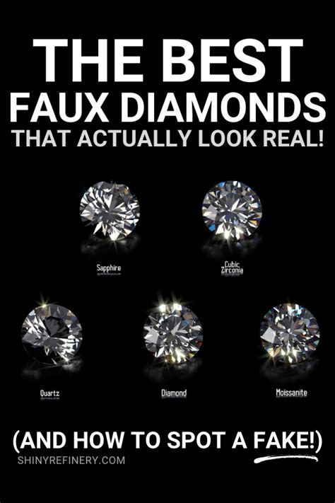 The Best Fake Diamond Options (That Actually Look Real!)