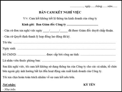 9 Mẫu bản cam kết thông dụng - Hướng dẫn viết bản cam kết đúng chuẩn