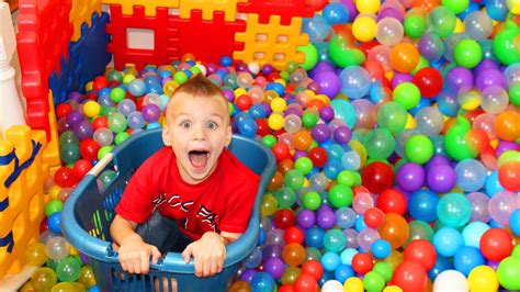 BALL PIT FUN!! - YouTube